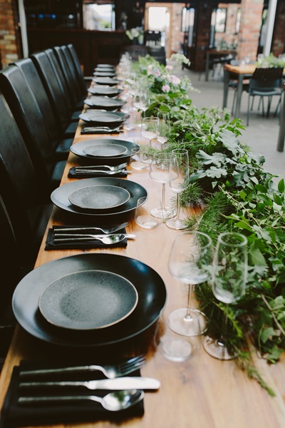 Photo credit:  Ruth Gilmore Photography, Bridal table set up - Vilagrad Winery